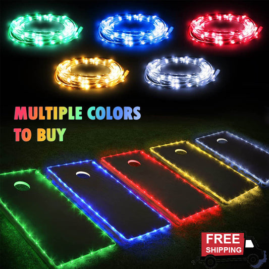 2 pcs Blinngo Single Color Cornhole Edge Lights Set