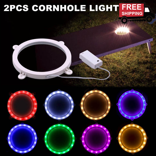 2 pcs Blinngo Single Color Cornhole Lights Set